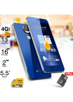 Astarry Sun2, Fingerprint SmartPhone, 4G/LTE, 32GB, Dual Camera, Blue